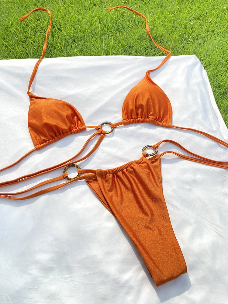 MOANA — Wrap Bikini Set